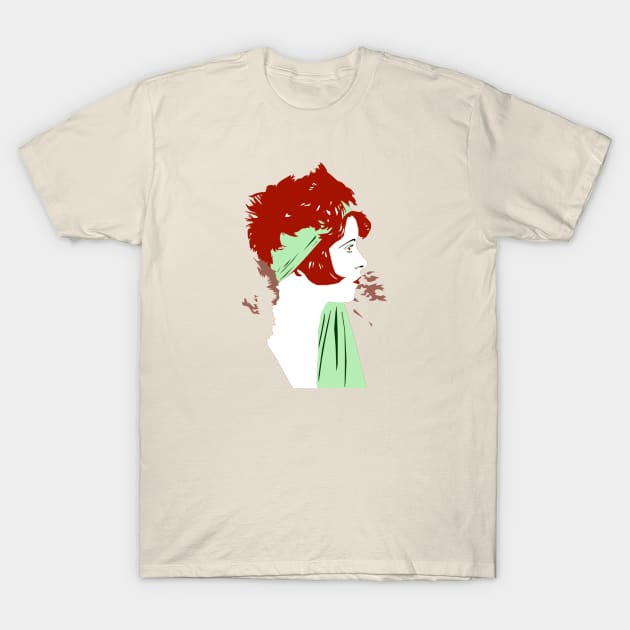 Clara Bow T-Shirt by FieryWolf